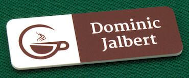 Badges personnalisés Classic -  | www.namebadgesinternational.fr